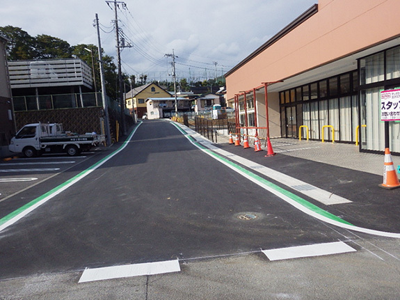 写真：平成29年度　町単工事 町道1004号線道路改良舗装工事