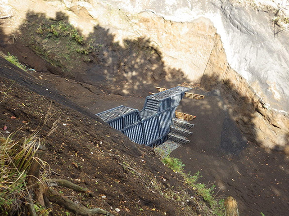 写真：平成28年度県単独治山(補助)事業　大御神(角取山)工事