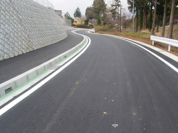 写真：平成19年度 東富士演習場関連公共用施設整備事業　町道3176号線道路改良舗装工事